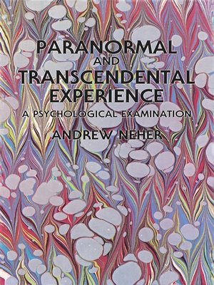 cover image of Paranormal and Transcendental Experience
